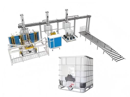 Ligne de production de cages à fûts IBC