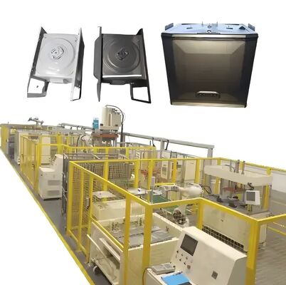 Les principales lignes de production de fours à micro-ondes et de fours sont vendues directement par l'usine. La cavité intérieure dispose d'une ligne de production de soudage automatique avec des capacités de soudage à grande vitesse.
