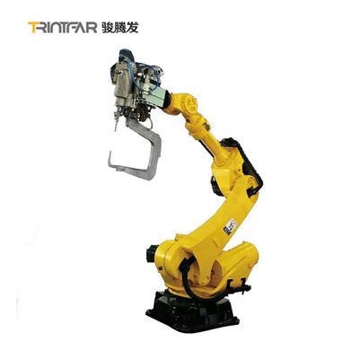 Le réservoir de tuyau rayonne la machine de soudure robotique de soudure laser de robot d'axe automatique du bras 6