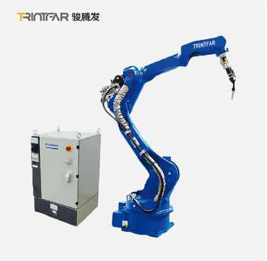 Bras robot de soudage laser automatique pour étagères de réservoirs de stockage de pipelines, machine de soudage robotique à six axes