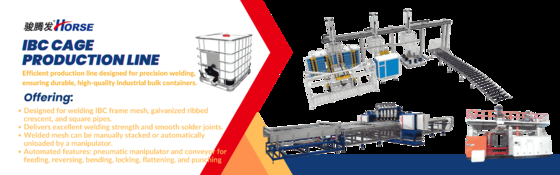 Ligne de production de fûts IBC d'une tonne entièrement automatique à grande vitesse