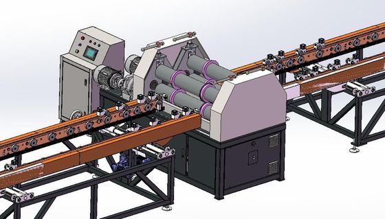 Ligne de production de refroidisseur à transformateur entièrement automatique de chargement et de déchargement automatiques