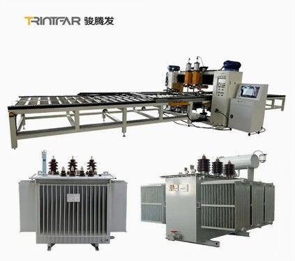 Ligne de production automatique pour refroidisseurs de transformateurs de puissance - Équipement de fabrication à grande vitesse pour refroidisseurs - Ligne de production de refroidisseurs à plaques