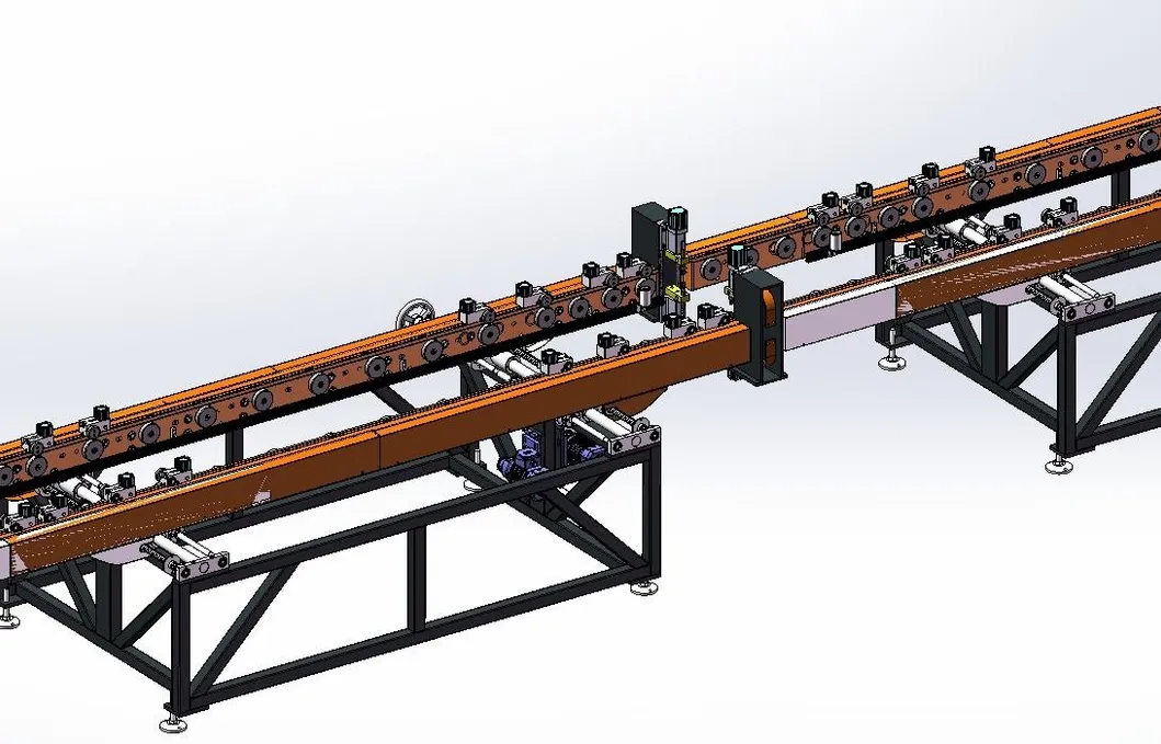 Ligne de production automatisée pour les ailerons des dissipateurs de chaleur des transformateurs 5