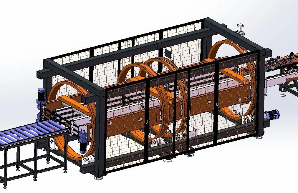 Ligne de production automatisée pour les ailerons des dissipateurs de chaleur des transformateurs 3