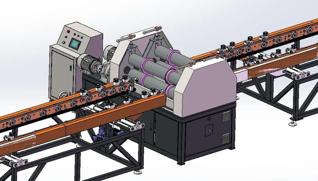 Ligne de production automatisée pour les ailerons des dissipateurs de chaleur des transformateurs 9