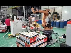 Palette industrielle, empilage, sac à main, boîte à emballage, robot de manutention, bras de robot
